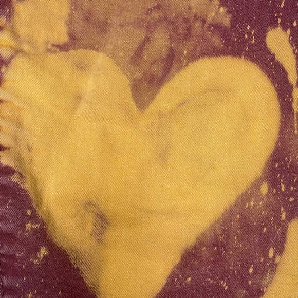 Bleached Burgundy Skinny Jeans - Picture 5 of 7